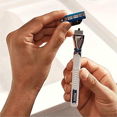 Gillette Mach3 Turbo Cuchillas de Afeitar Hombre, Paquete de 8 Cuchillas de Recambio