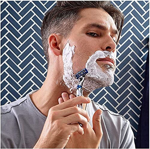 Gillette Mach3 Turbo Cuchillas de Afeitar Hombre, Paquete de 8 Cuchillas de Recambio