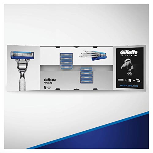 Gillette Mach3 Turbo cuchillas de afeitar para hombre 8 recambios