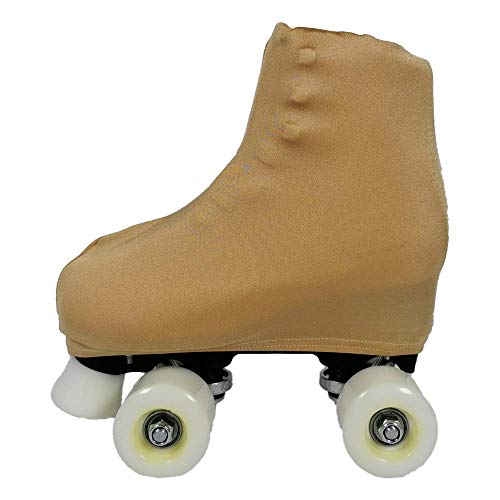 GISI Danza Cubrepatines de licra para patinaje – 100% fabricado en Italia (S – Medida patines 34/36, Carne)