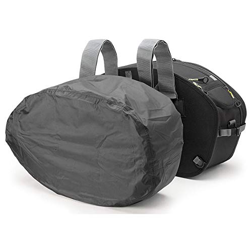 Givi EA100B Easy Bag - Alforja de 28-35 Litros, Carga Máxima 5 Kg por Bolso, Negro, 2 Unidades