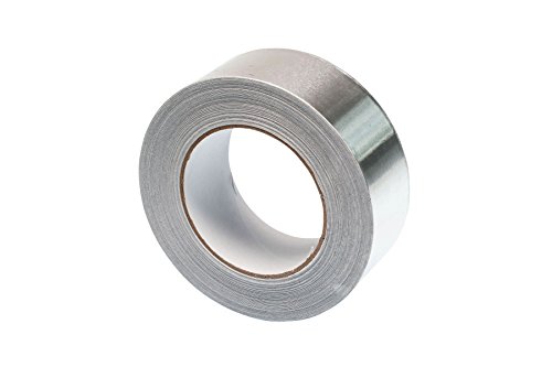 Gocableties Cinta de Aluminio, 50 Micras, 48 mm x 50 m, para Reparar, Aislar y Sellar