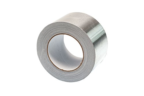 Gocableties Cinta de Aluminio, 50 Micras, 75 mm x 50 m, para Reparar, Aislar y Sellar