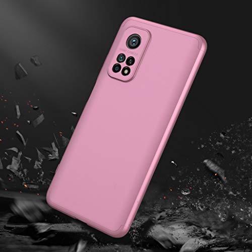 GOGME Funda para Xiaomi Mi 10T / Mi 10T Pro 5G Funda, [Tacto Sedoso Mate] Premium Silicona Ligera Delgado PC + TPU Bumper Rubber Caso para Xiaomi Mi 10T / Mi 10T Pro 5G Case Cover, Oro Rosa