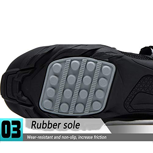 Gogodoing Zapatillas Ciclismo Carretera Hombre de Carretera Calzado de Bicicleta para hombreCalzado para Bicicleta Ligero y Resistente Zapatillas Bicicleta de montaña