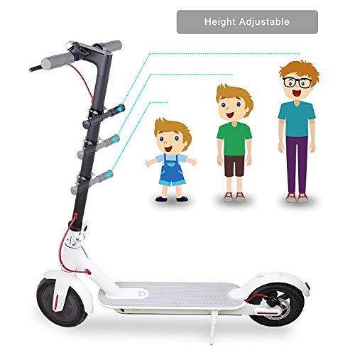 Goldmiky Scooter Manillar para niños Barra de Agarre Ajustable Holder Seguro Kids Barandilla para Xiaomi M365 Scooter (Negro) …