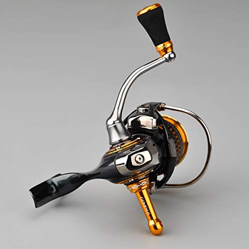 GOMEXUS 42mm Aluminio Soporte de Carrete de Pesca para Shimano Stella FJ Twinpower FD Daiwa Certate LT Luvias Airity LT Protección de Carrete Giratorio, Reel Stand para Carrete de Pesca