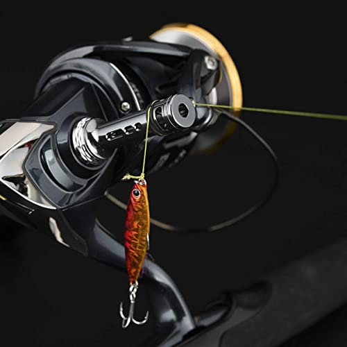 GOMEXUS Soporte Antirayaduras de Carrete de Pesca para Shimano 15 16 Stradic FK FL 1000-4000 Daiwa 15 Emeraldas Air 2508 Spinning Reel Stand Metal 48mm