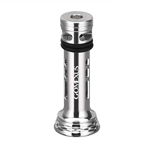GOMEXUS Soporte Antirayaduras de Carrete de Pesca para Shimano 15 16 Stradic FK FL 1000-4000 Daiwa 15 Emeraldas Air 2508 Spinning Reel Stand Metal 48mm