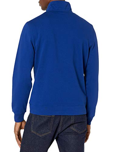 Goodthreads Lightweight French Terry Half-Zip Pullover Sweatshirt Sudadera, Azul Brillante, M