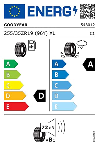 GOODYEAR 255/35ZR19 (96Y) F1 SUPERSPORT FP XL 72EA