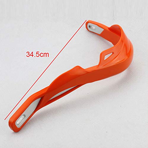 GOOFIT reemplazo paramanos Moto Enduro 28mm Universal Aluminio Acerbis Motocross Protecciones reemplazo para Pit Bike ATV Quad Scooter OffRoad Ciclomotor Naranja