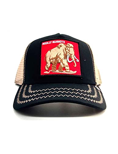 Goorin Bros Gorra Negra Elefante Parche Rojo Unica