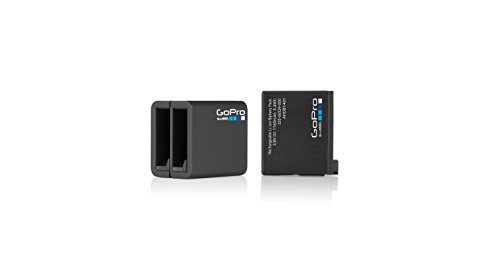 GoPro AHBBP-401 - Cargador de batería Dual y batería para GoPro Hero4, Color Negro