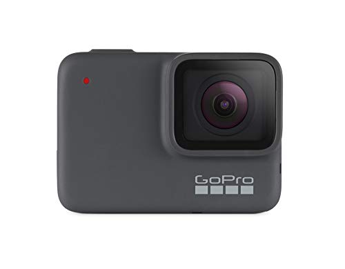 Gopro Hero7 Silver - Cámara de Acción, Sumergible Hasta 10M, Pantalla Táctil, Vídeo 4K Hd, Fotos de 10 Mp, Color Gris