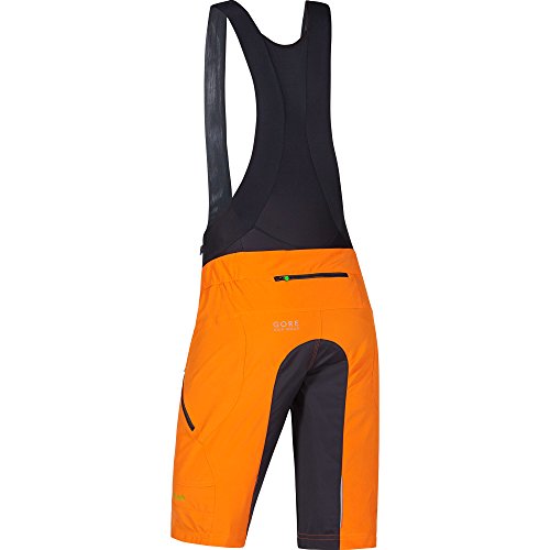Gore Bike Wear Power Trail 2 in 1 - Pantalón Corto para Hombre, Color Naranja, Talla L