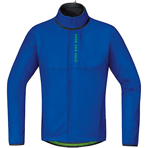 Gore Bike Wear Power Trail Windstopper Soft Shell Thermo JWPOWT600003 - Chaqueta para Hombre, Color Azul, Talla S