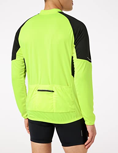 GORE WEAR Chaqueta de ciclismo Phantom para hombre, GORE-TEX INFINIUM, M, Amarillo neón/Negro