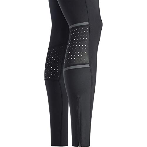 GORE WEAR Mallas de running Impulse para hombre, XXL, Negro