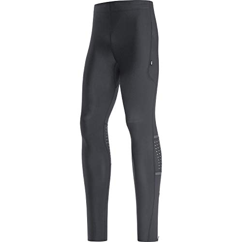 GORE WEAR Mallas de running Impulse para hombre, XXL, Negro