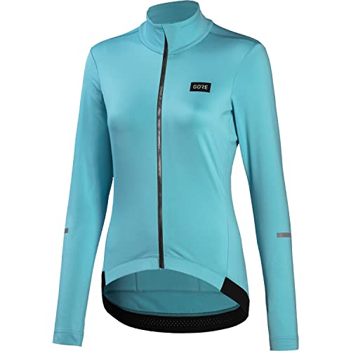 GORE WEAR Progress Thermo Jersey para mujer, Tejidos Seleccionados GORE , 36, Scuba Blue (Azul turquesa)