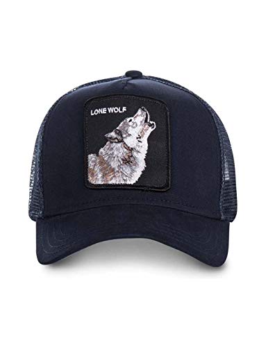 Gorra Trucker Lone Wolf de Goorin Bros. - Azul Marino - Ajustable