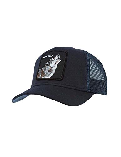 Gorra Trucker Lone Wolf de Goorin Bros. - Azul Marino - Ajustable