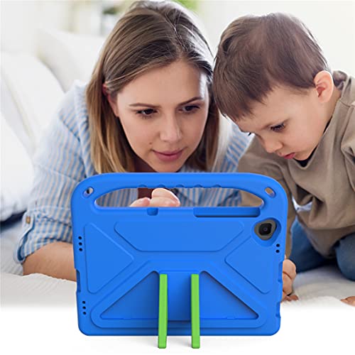 GOZOPO Niños Funda para Lenovo Tab M10 FHD Plus 10,3 Pulgadas (TB-X606F/TB-X606X), Soporte Función con asa a Prueba de Golpes Funda - Azul