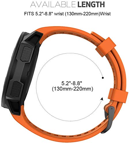 Gransho Correa de Reloj Reemplazo Compatible con Garmin Instinct Solar Surf/Camo/Tactical/Esports Edition, la Correa de Reloj Watch Band Accessorios (Pattern 1)