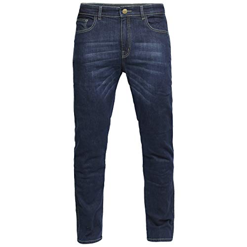 Great Bikers Gear – Pantalones vaqueros de ingeniería para hombre, con forro de aramida, forro de protección reforzado, protector de rodilla y cadera.