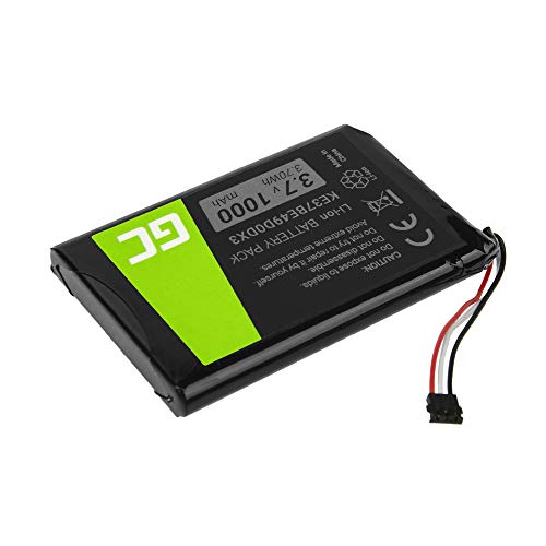 Green Cell ® KE37BE49D0DX3 361-00035-00 361-00035-03 Batería para navegación GPS Garmin Edge 800 810 Nuvi 1200 1205 1250 1260 2300 2360 2370 2405 2447 2455 2495 2545 2555 2595 2597 Li-Ion 1000mAh 3.7V