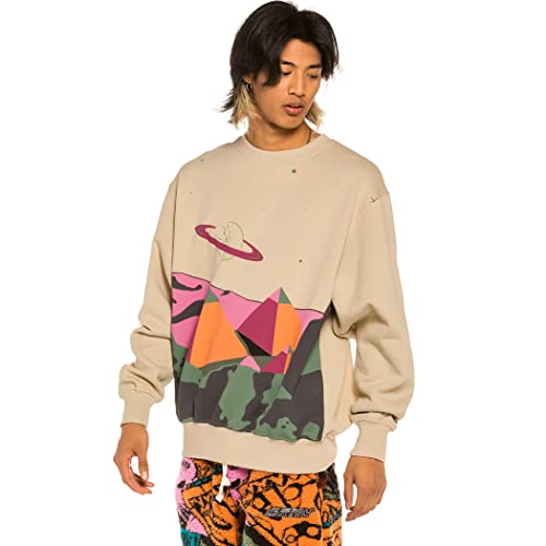 GRIMEY Sudadera Space Lady Crewneck - Sand | Winter 21-L