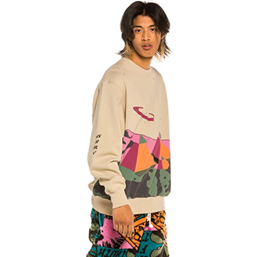 GRIMEY Sudadera Space Lady Crewneck - Sand | Winter 21-L