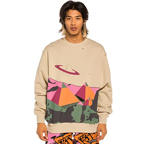 GRIMEY Sudadera Space Lady Crewneck - Sand | Winter 21-L