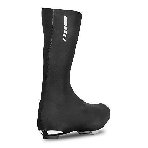 GripGrab 2nd Generation RaceAero TT Raceday Lycra Shoe Cover 2 Lightweight Aerodynamic Road Cycling Performance Overshoe Cubrebotas Ciclismo, Unisex-Adult, Negro, S (38-41)