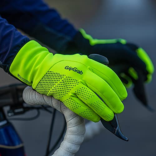GripGrab Guantes de Ciclismo Ride Impermeables Térmicos de Invierno Cortavientos Acolchados Táctiles con Forro Polar