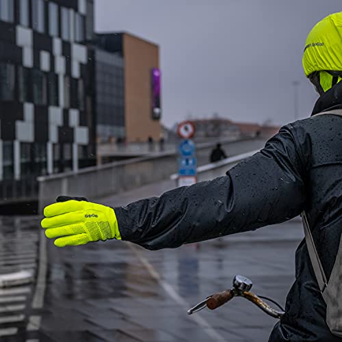 GripGrab Guantes de Ciclismo Ride Impermeables Térmicos de Invierno Cortavientos Acolchados Táctiles con Forro Polar