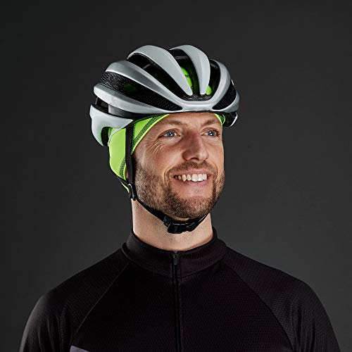 GripGrab Lightweight Thermal Under Helmet Cycling Running Skull Cap-Winter Bicycle Hat-Black, Neon HiViz Headwear Calentadores Babeza, Unisex-Adult, Amarillo Neón, M (57-60 cm)