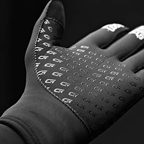 GripGrab Neoprene Winter Cycling Gloves Touchscreen Windproof Rainy Weather Full-Finger Stretch Anti-Slip Thermal, Negro, XX-Large