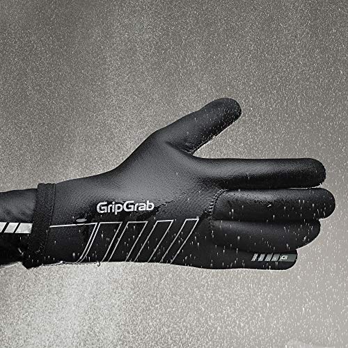 GripGrab Neoprene Winter Cycling Gloves Touchscreen Windproof Rainy Weather Full-Finger Stretch Anti-Slip Thermal, Negro, XX-Large