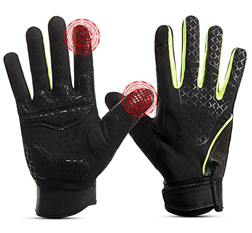 Guantes Gym de DAY WOLF, 8 Almohadillas Antideslizantes Gruesas, Protección Completa para Dedos, Guantes Gimnasio para Ciclismo, Fitness, Running, Remo, Entrenamiento con Pesas