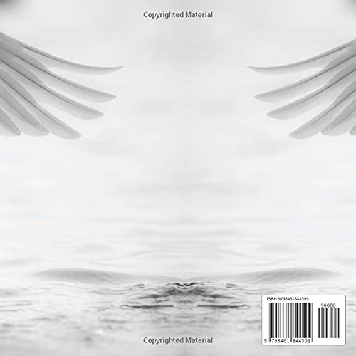 Guest Book: Pearly Gates Guest Book, Memorial Service Guest Book, Registration Book For Funeral, Guest Sign In Book, In Loving Memory, Swan Wings Cover Design