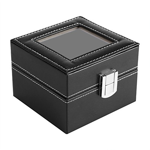 GXP 2 Slots Watch Storage Mostrar Caja Caja Boxwatch Luxury Jewelry Organizer Woman Man Regalo