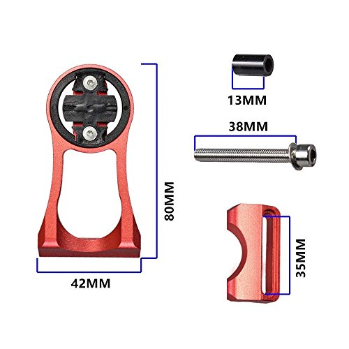 GZLMMY Soporte de mesa para bicicleta de montaña de carretera, marco de extensión CATEYE Bryton Code de mesa, soporte para ordenador (rojo)