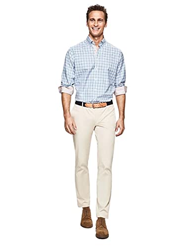 Hackett London Summer Tattersall Camisa, Azul y Multicolor, L para Hombre