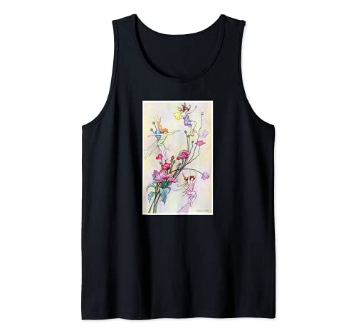 Hadas Bailando Flores Warwick Goble Fantasía Caprichosa Camiseta sin Mangas