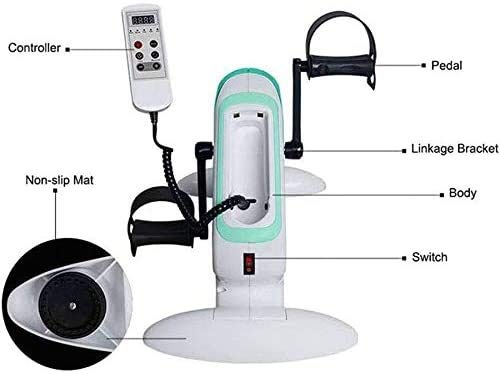 Hammer Inteligente Mini Bicicleta estática, mini bicicleta estática - Mejor ejercitador de Spin portátil Venta - reclinada o vertical máquina de fitness, ajustable aparatos de ejercicios de rehabilita