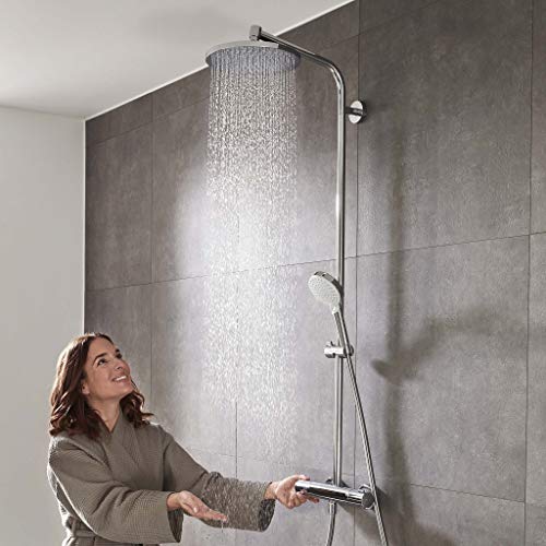 Hansgrohe 27267000 Crometta S 240 Columna de ducha, 2 tipos de chorro, cromo, 240 mm