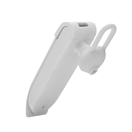 HAOX Auricular, Mini Auricular de Gancho para la Oreja con Salida de de Alta Fidelidad con Traducción para Conducir para Viajar para Correr(Blanco)