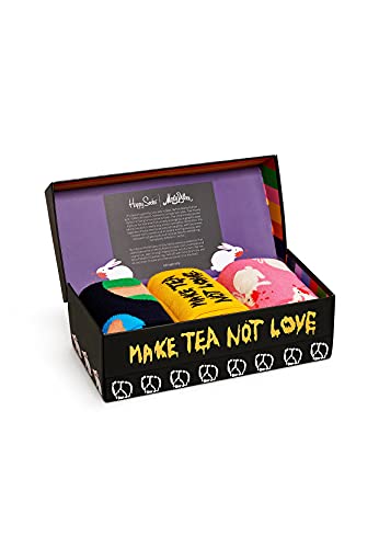 Happy Socks Monty Python Gift Set Calcetines, Multicoloured, 41-46 (Pack de 3) Unisex